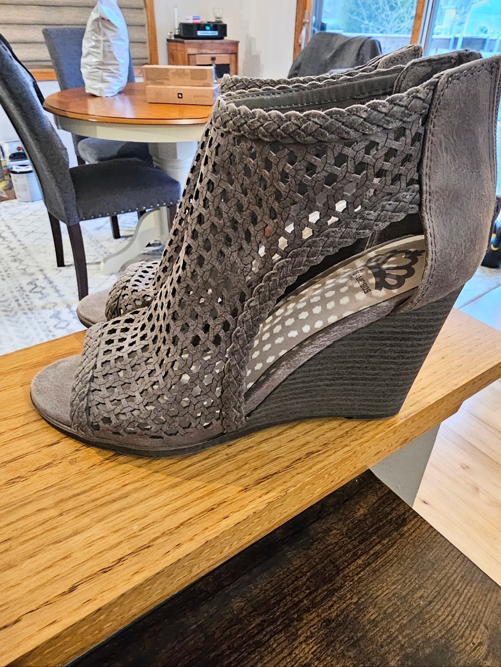 Fergalicious Peep Toe Wedge - Picture 2 of 7